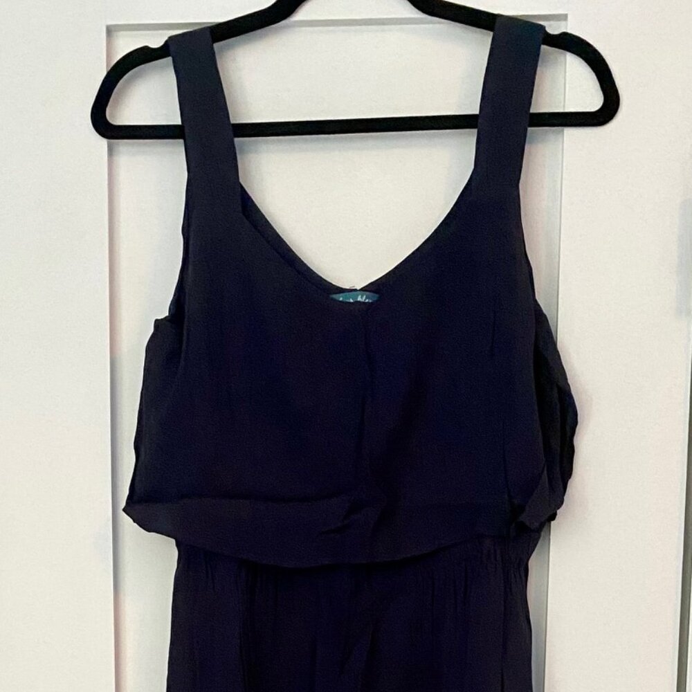 Black sleeveless maxi dress size S